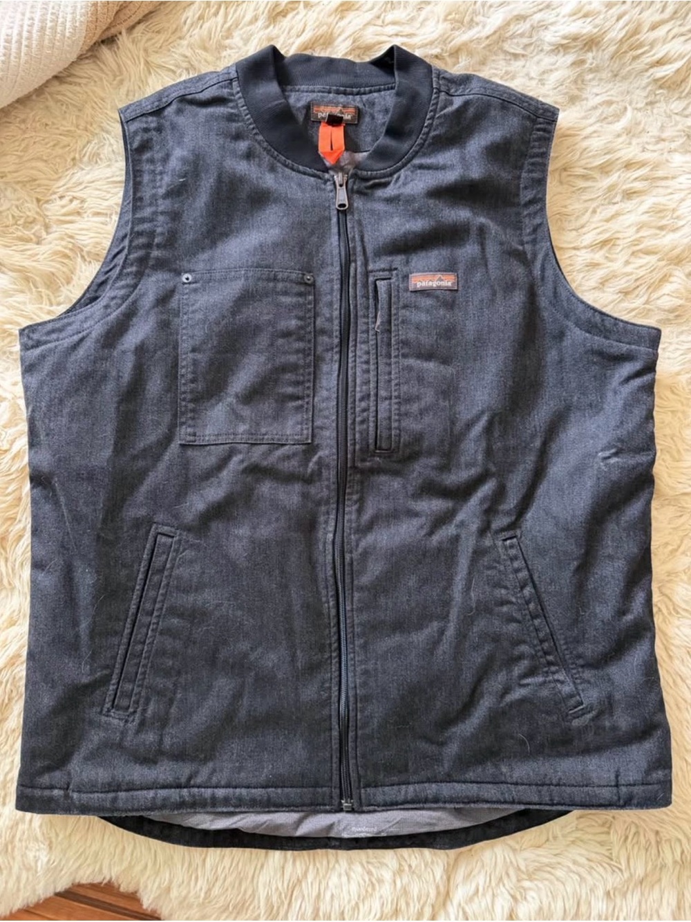 Patagonia Dark Indigo Quilted Work Vest